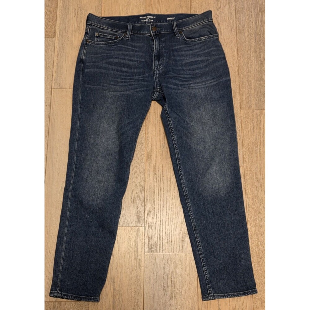 Banana Republic Travel Jean 36x30 Slim Fit Medium Wash Stretch Men’s 2022